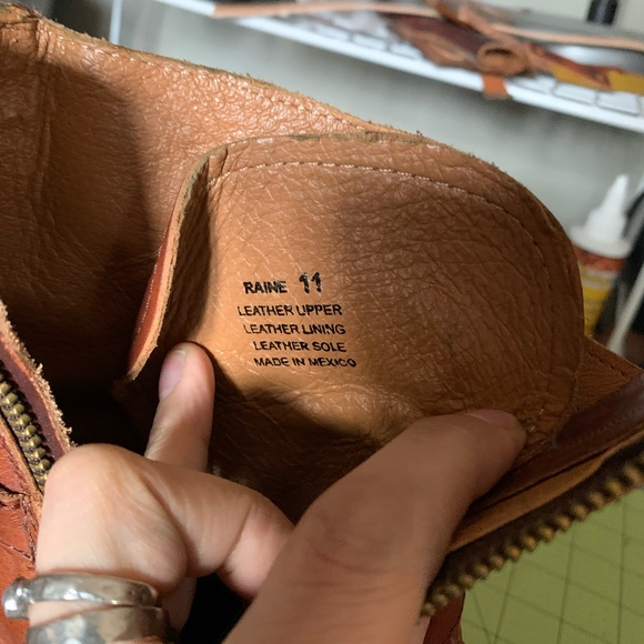 Freebird Raine Strappy Leather boots, 11, cognac - Picture 5 of 9